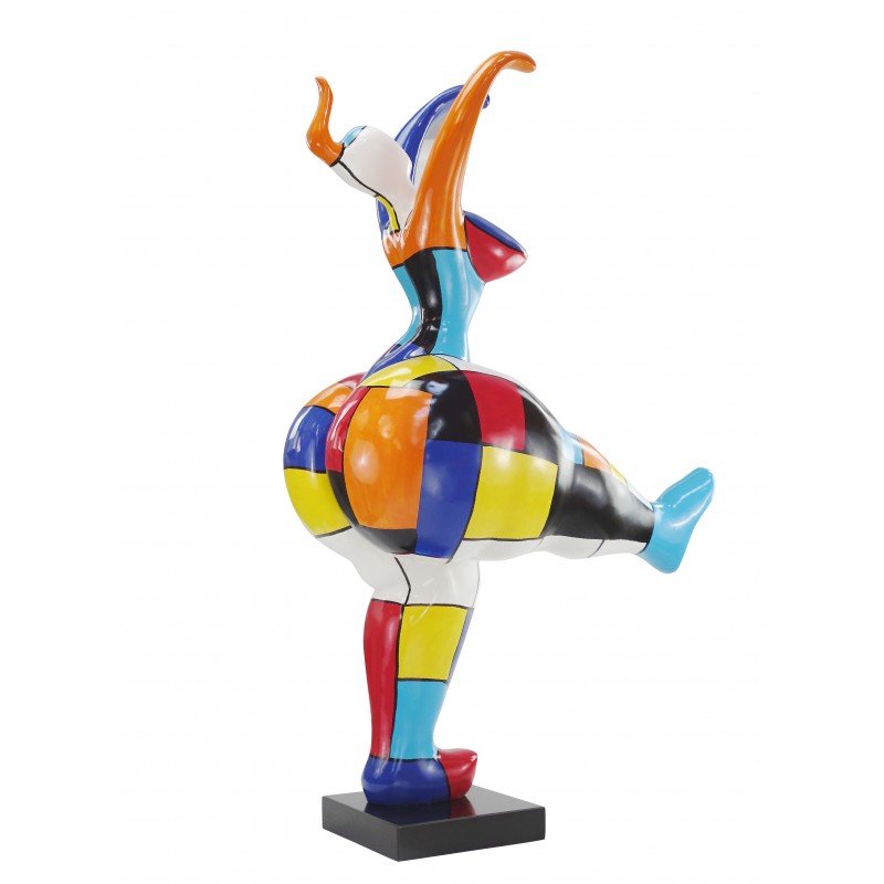 Mujer de escultura decorativa de diseño estatua resina NANA H145 cm (multicolor) - image 49141