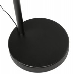 Lámpara de arco de diseño de metal SWEET (negro mate)