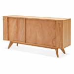 Buffet enfilade design 2 porte 3 cassetti in legno MELINA (naturale)