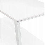 Tavolo da pranzo noRA in legno (200x100 cm) (bianco)
