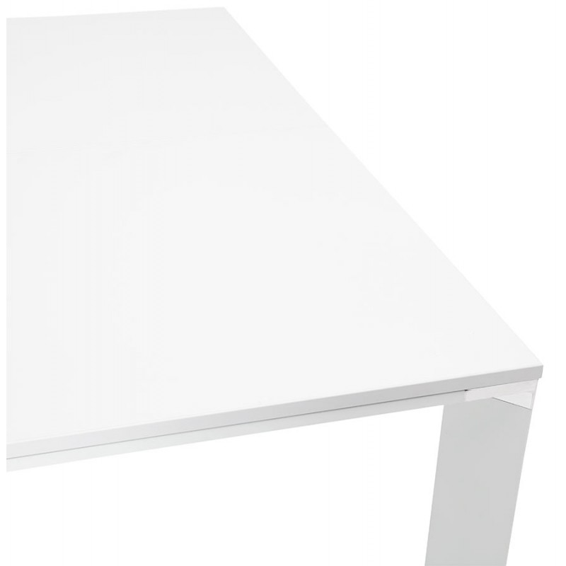 BENCH scrivania tavolo da riunione moderno piedi bianchi in legno RICARDO (160x160 cm) (bianco) - image 49657