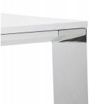 BENCH desk modern meeting table wooden white feet RICARDO (160x160 cm) (white)