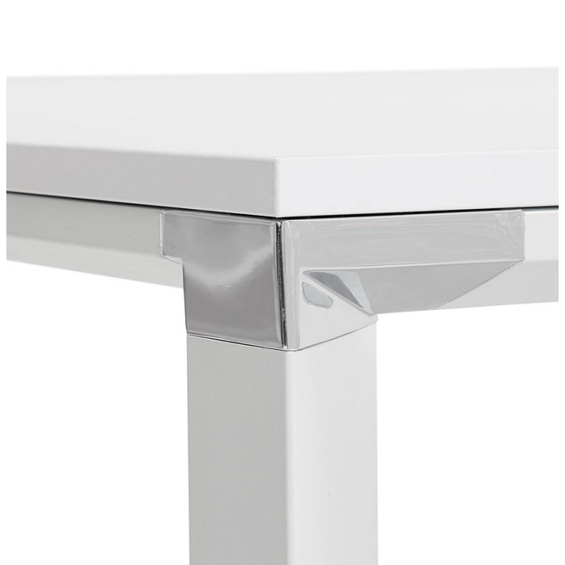 BENCH scrivania tavolo da riunione moderno piedi bianchi in legno RICARDO (160x160 cm) (bianco) - image 49660