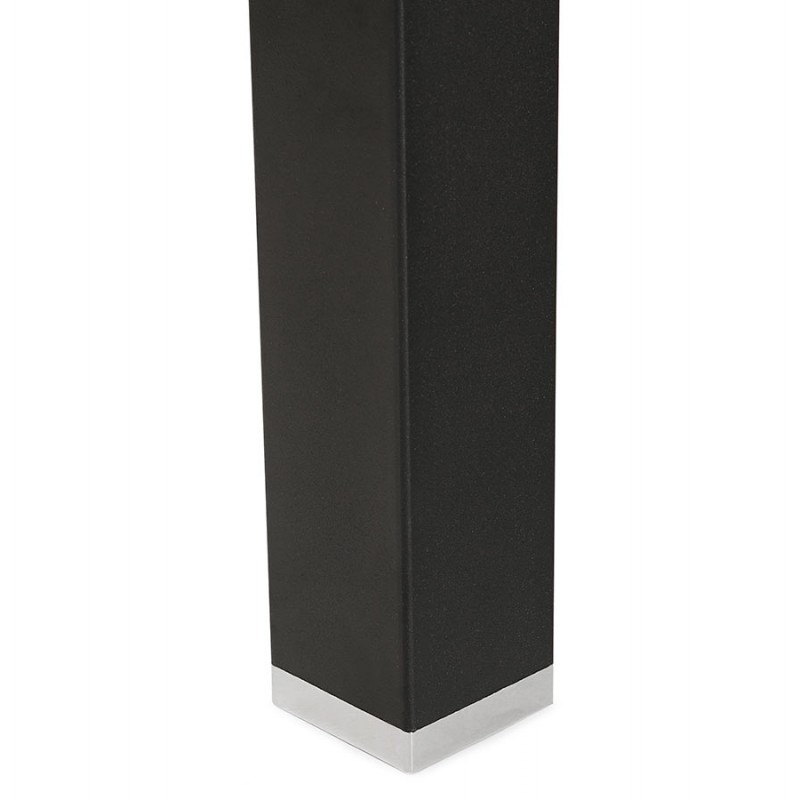 BENCH escritorio moderna mesa de reuniones pies negros de madera RICARDO (140x140 cm) (natural) - image 49691