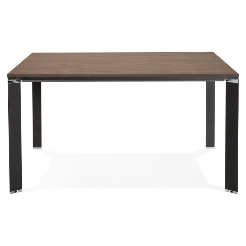 BENCH scrivania tavolo da riunione moderno piedi neri in legno RICARDO (140x140 cm) (affogamento) - image 49694
