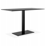 Pied de table rectangulaire en métal RAMBOU XL (75x40x88 cm) (noir)