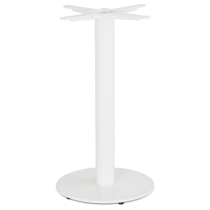 Pied de table rond en métal THELMA (40x40x73 cm) (blanc)