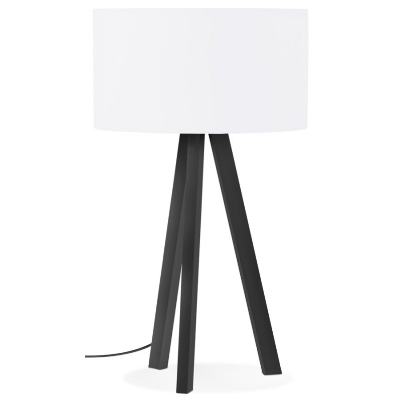 Design-Leuchte mit Lampenschirm auf stativ schwarz TRANI MINI (weiss) - image 49952