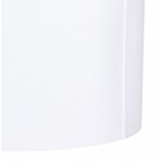 Lampe à poser design avec abat-jour sur trépied noir TRANI MINI (blanc)