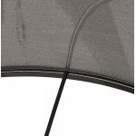 TRANI MINI (grey) black tripod-laying lampshade