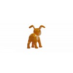 Satz von 6 Design Hund Skulpturen aus Kunstharz (multicolor)