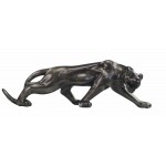 Decorative sculpture design Panther statue in resin H28 (Bronze)