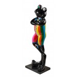 Diseño de escultura decorativa estatua GRENOUILLE RIGOLOTE (H180 cm) (Multicolor)