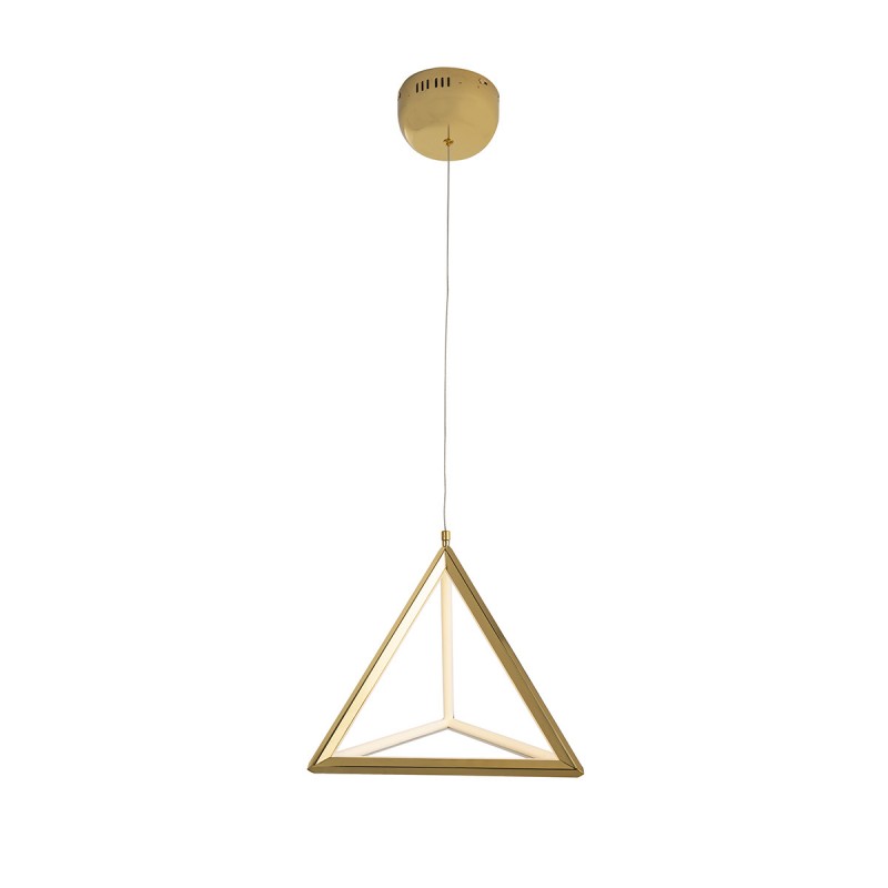 Hanging Lamp 35X30X32 Metal Golden