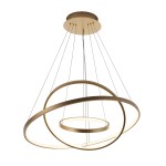Hanging Lamp 70X70X150 Metal Golden