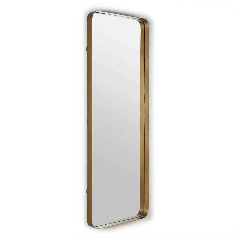 Mirror 70X7X190 Glass Metal Golden - image 50682