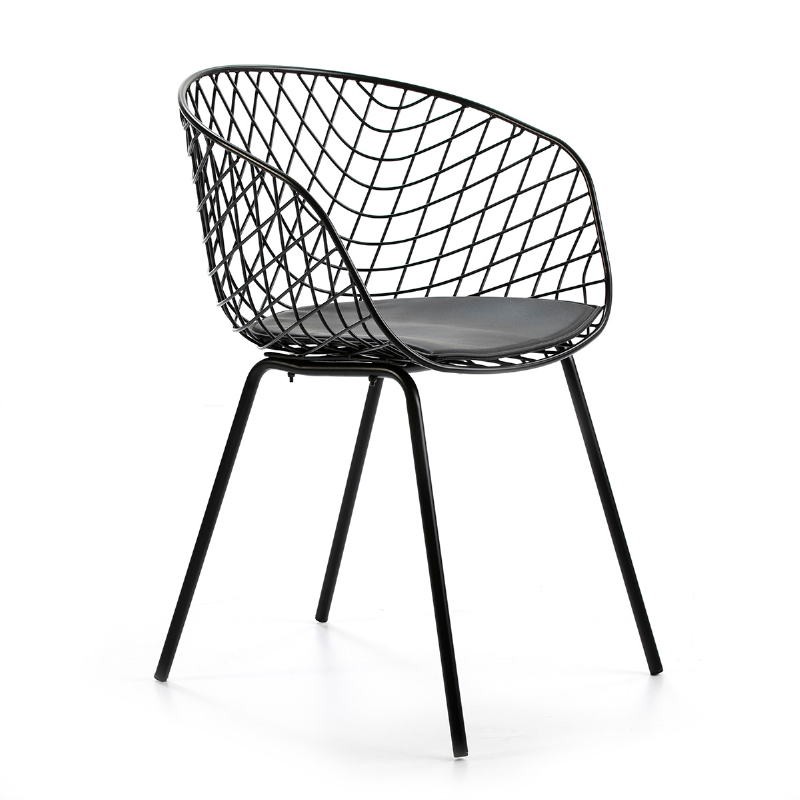 Desig Chair 57X50X79 Metal Black - image 50934