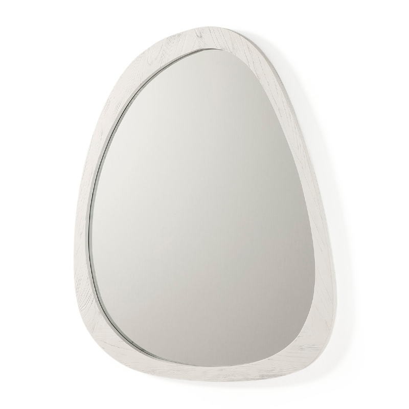 Specchio 101X3X79 Vetro Legno Bianco