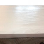 Sideboard 2 Doors 200X45X88 Wood White Natural Metal Golden