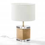Table Lamp Without Lampshade13X13X34 Acrylic Metal Golden