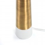 Stehlampe Ohne Schirm 18X18X140 Metall Weiß/Golden