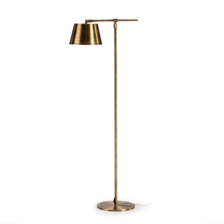 Lampe sur pied design MOEROL XL CHROME en acier chromé (grande et chromé)