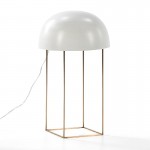 Table Lamp 20X33X70 Metal Golden White