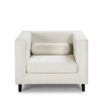 Armchair 1P 102X95X70 Fabric White