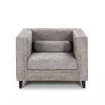 Armchair 1P 102X95X70 Fabric Grey