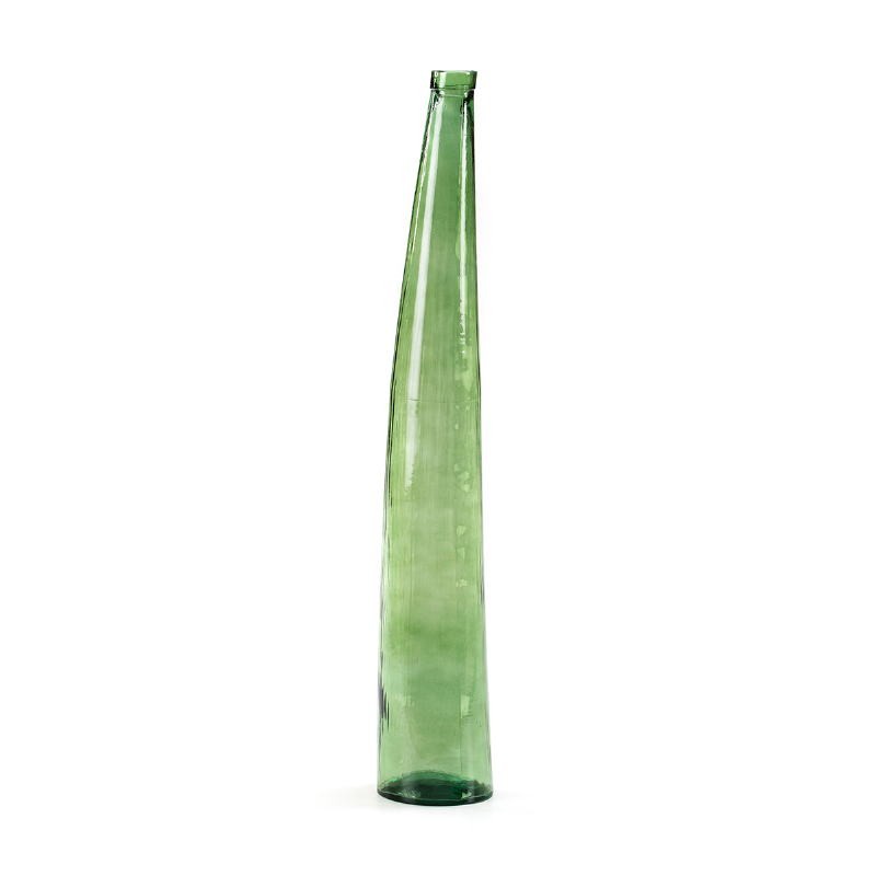 Vase 22x22x120 Verre Vert - image 52349
