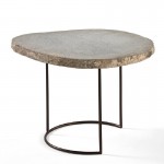 Auxiliary Table 50X37 Aprox. Metal Stone Grey