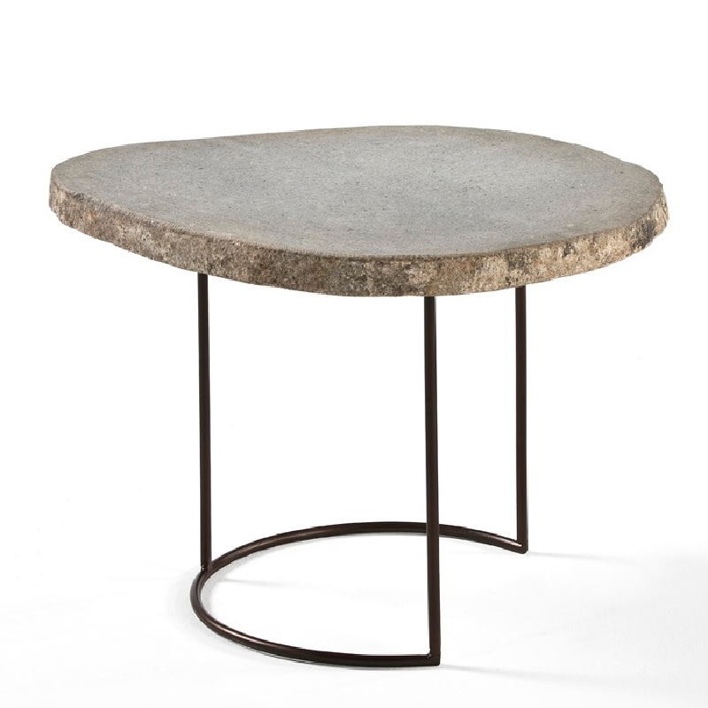 Auxiliary Table 50X37 Aprox. Metal Stone Grey - image 52424