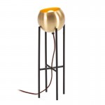 Table Lamp 15X15X46 Metal Golden Black
