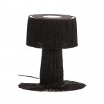 Table Lamp With Lampshade 25X25X38 Fabric Black