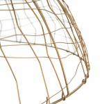 Hanging Lamp 100X100X40 Wire Golden