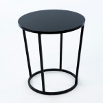 Auxiliary Table 50X50X54 Metal Mdf Black