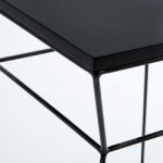 Auxiliary Table 43X43X45 Metal Mdf Black
