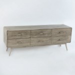 Sideboard 200X50X75 Wood Grey Veiled