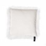 Sheepskin cushion, iceland short hairs (white)