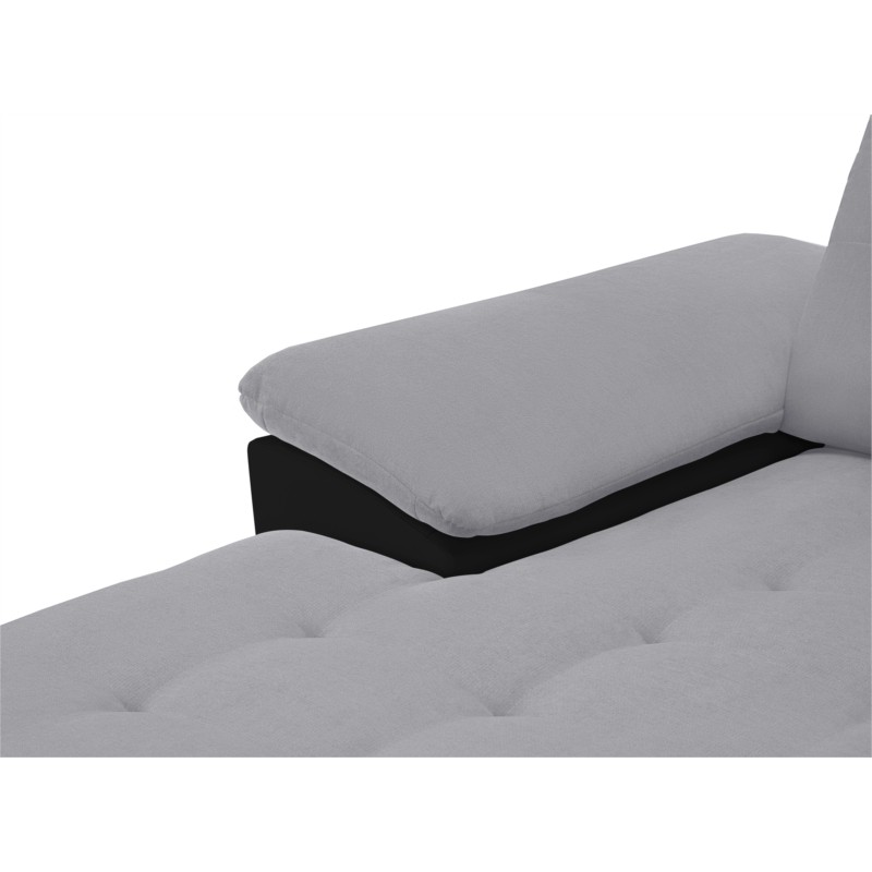 Convertible corner sofa 6 places Right angle DIMITRYPLUS Grey, black - image 54767