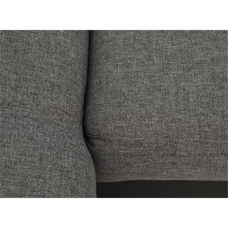 Sofa bed 6 places PU fabric ROMAIN Dark grey - image 54832