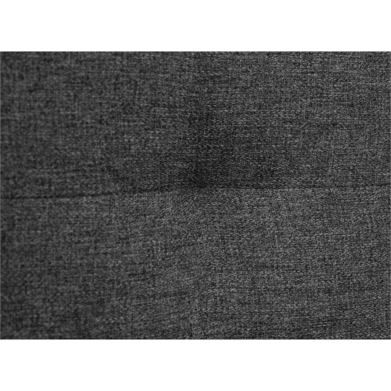 Convertible corner sofa 4 places fabric ADIL Dark grey - image 54960