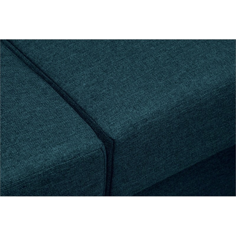 Sofá de esquina convertible de 5 asientos de tela Ángulo recto OKTAV Azul aceite - image 55112