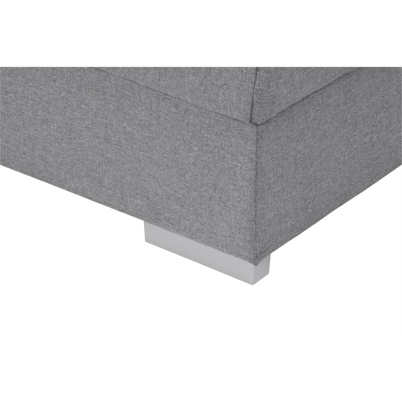 Convertible corner sofa 5 seats fabric Left Corner ARIA Light grey - image 55163