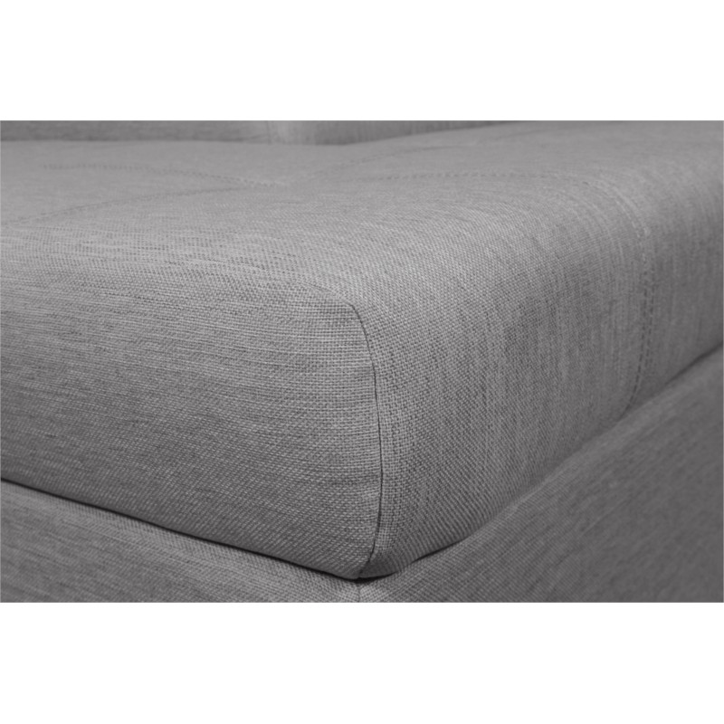 Corner sofa convertible 5 places trunk fabric Corner Left IVY Light grey - image 55337