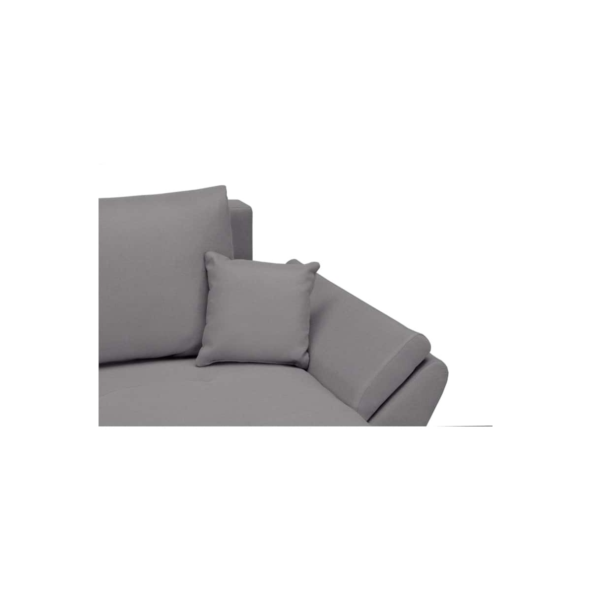 Maison Exclusive Sofá diván con cojines y cojín de cabeza terciopelo gris  claro