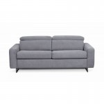 Sofa bed 3 places fabric MINA (Light grey)