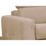 Sofa bed 3 places fabric MINA (Beige)