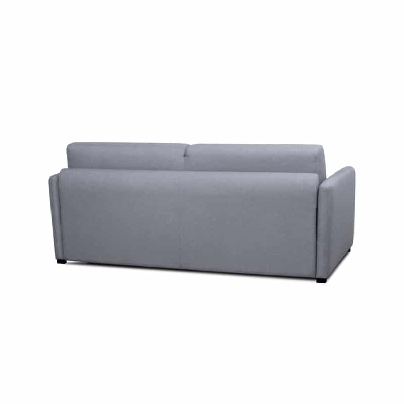 Sofa bed 3 places fabric CANDY Mattress 140cm (Light grey) - image 56144