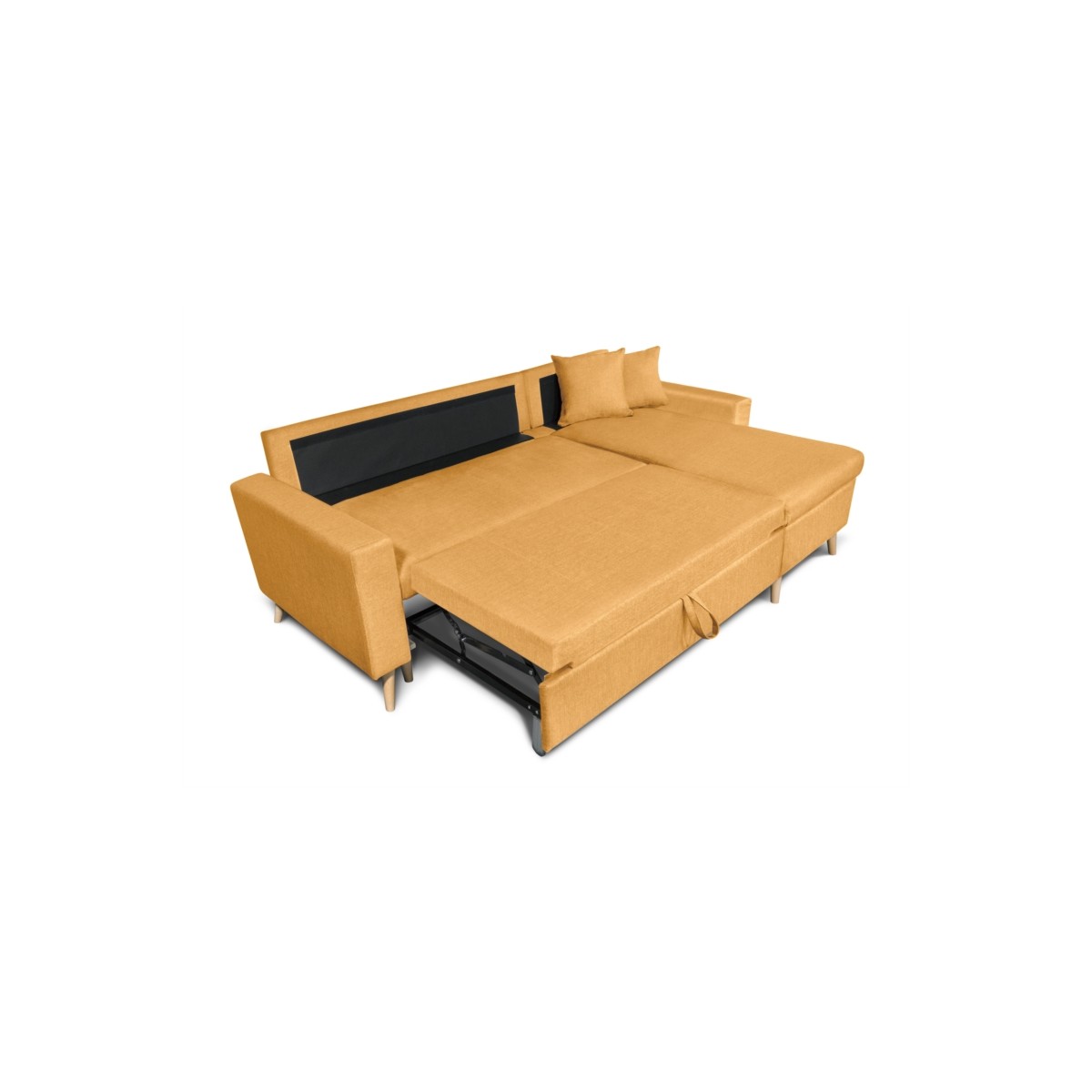  Sofá esquinero en forma de L de 3 plazas, sofá esquinero  extraíble de tela con sofá de almacenamiento, moderno sofá cama extra  cómodo para sala de estar o dormitorio : Hogar